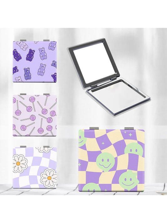 Mirroray - Fresh Print Portable Folding Makeup Mirror