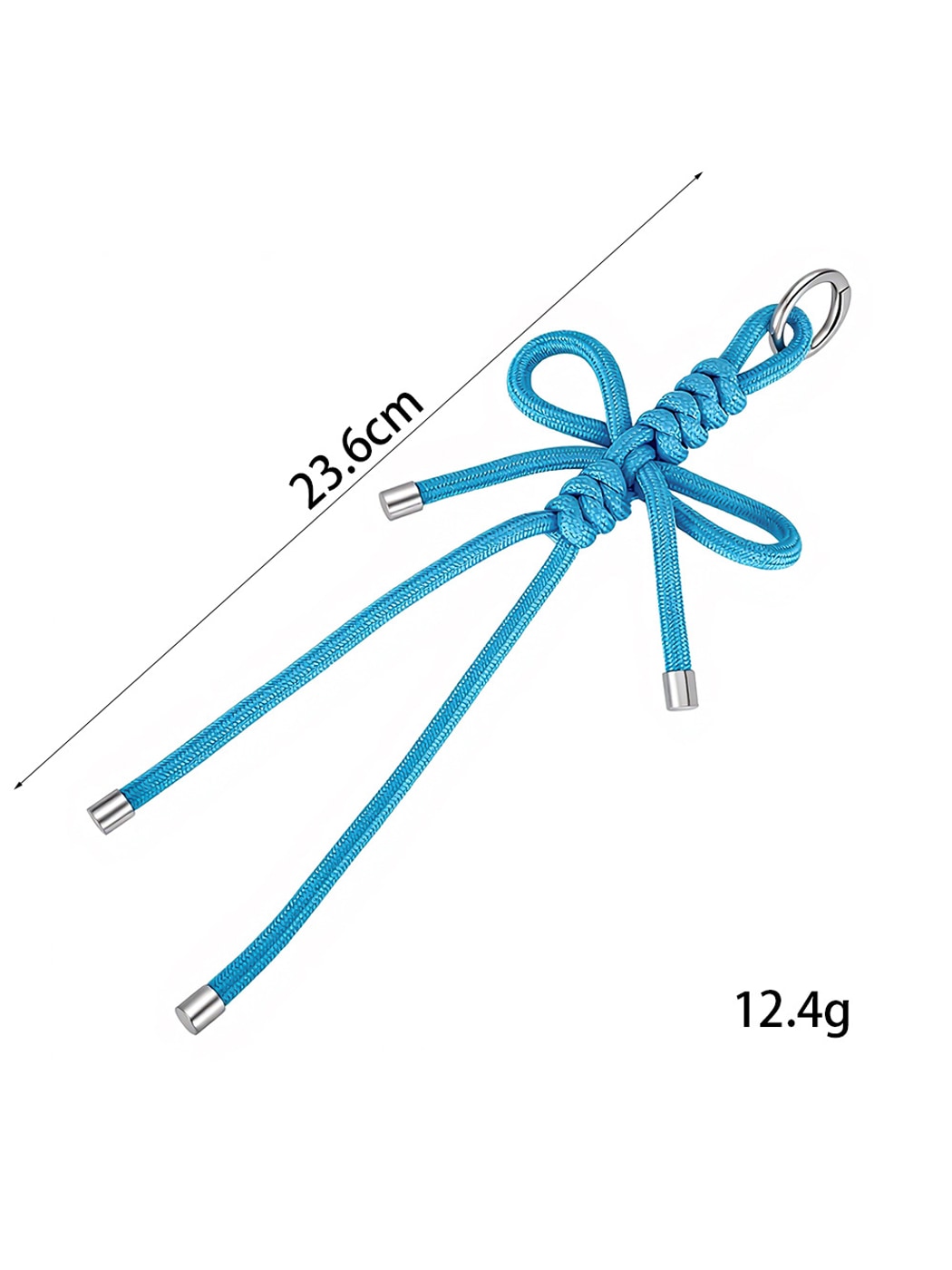 Keypus - Woven Bow Knot Bag Charm Keychain