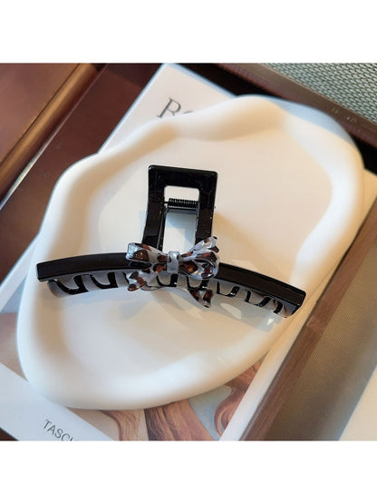 Beau - Acetate Bow Design Hair Claw Clip