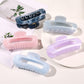 Beau - Glossy Marble Look Oval Hair Claw Clip