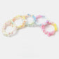Gifty - Sweet Candy Color Plush Scrunchies Set