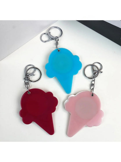 Keypus - Ice Cream Acrylic Mirror Keychain