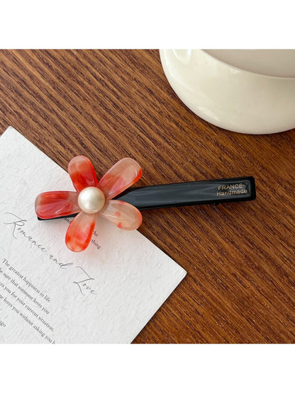 Gifty - Acetate Hair Ties with Flower Design