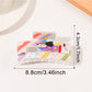 Beau - Square Animal Print Hair Claw Clip