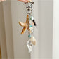 Keypus - Ocean Style Beaded Starfish Shell Bag Keychain