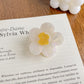 Beau - Glossy Floral and Daisy Design Claw Clip