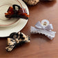 Beau - Elegant Bow Detail Acetate Claw Clip