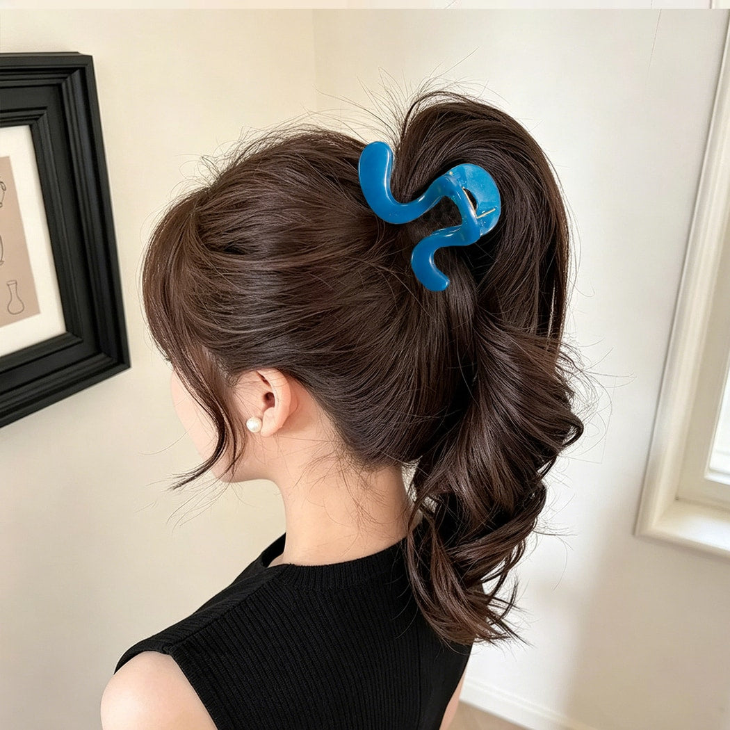 Beau - Elegant Geometric Fashion Solid Claw Clip