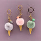 Keypus - Ice Cream Shaped Bag Charm Keychain