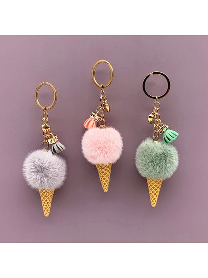 Keypus - Ice Cream Shaped Bag Charm Keychain