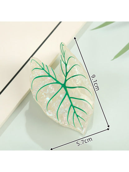 Beau - Plant Shaped Acetate Hair Clip