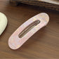 Beau - Marbled Heart Cutout Acrylic Hair Clip