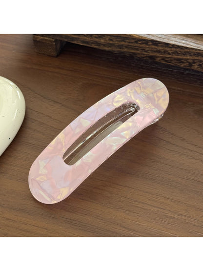 Beau - Marbled Heart Cutout Acrylic Hair Clip
