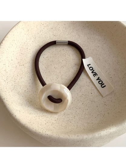 Gifty - Gradient Button-Shaped Hair Tie