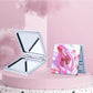 Mirroray - Cartoon Print Folding PU Glass Makeup Mirror