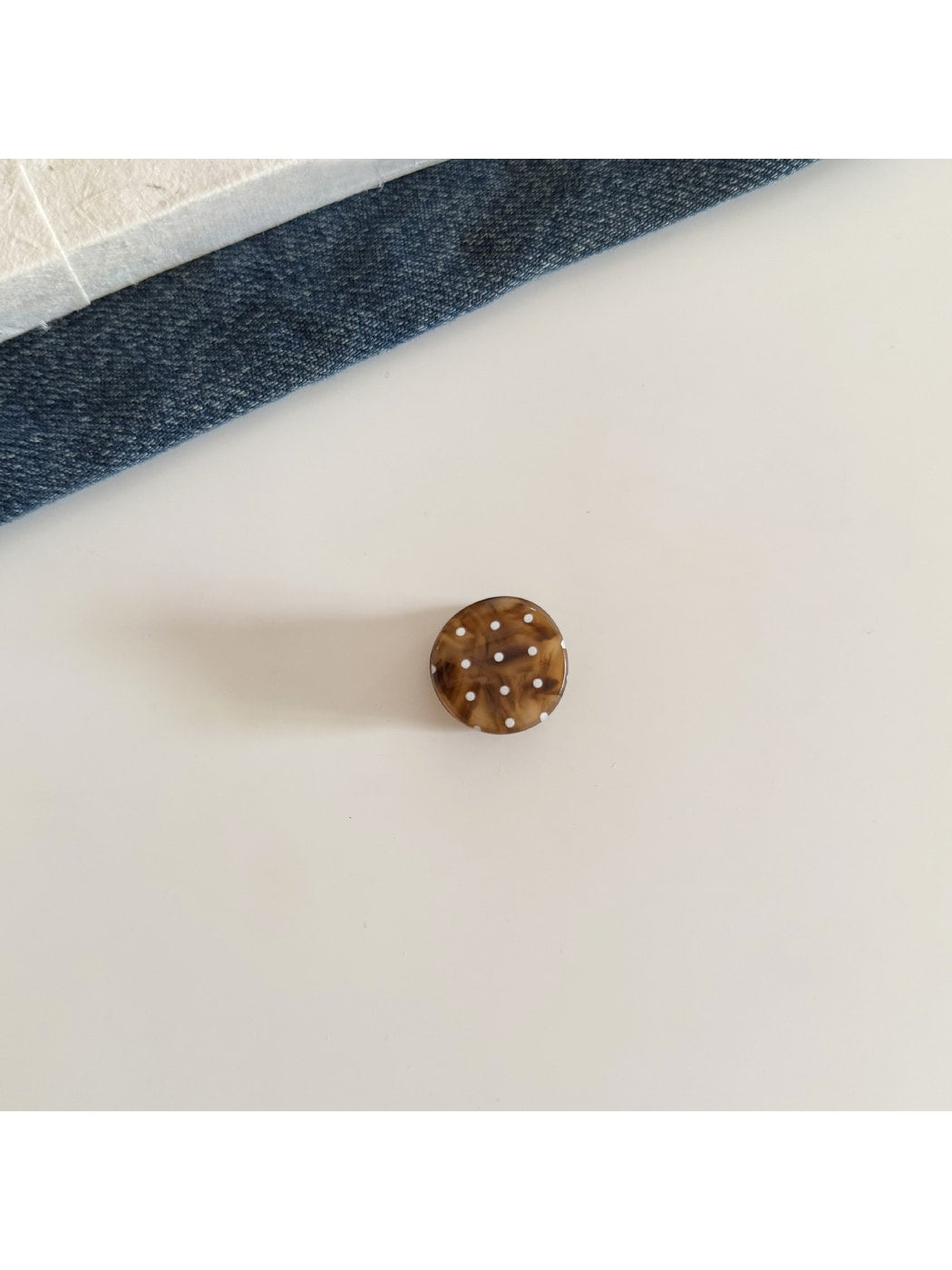 Beau - Floral Plaid and Polka Dot Mini Claw Clip