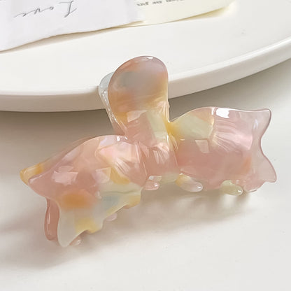 Beau - Elegant Bow Shape Acetate Hair Claw Clip
