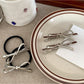 Gifty - Stylish Silver Bow Hair Clip