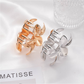 Beau - Sweet Flower Accent Zinc Alloy Hair Clip