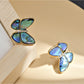 Earedge - Fashionable Butterfly-Shaped Stud Earrings