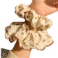 Gifty - Lace-Trimmed Floral Pattern Scrunchie