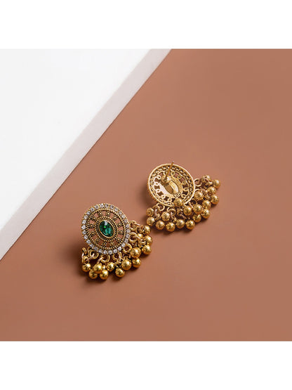 Earedge - Beaded Tassel Hollow-Out Earrings