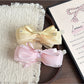 Beau - Plaid Bow Cartoon Style Banana Clip