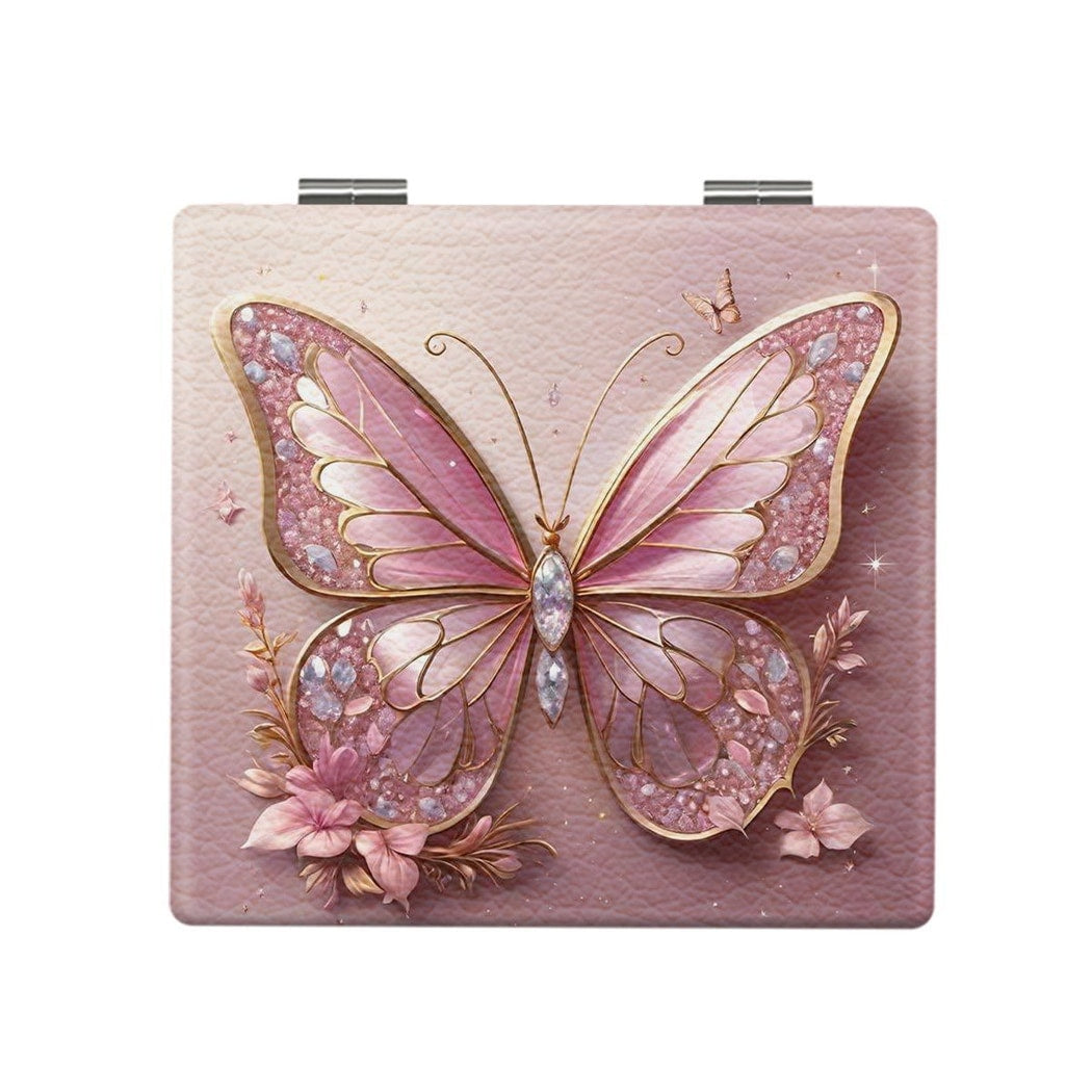 Mirroray - Butterfly Pattern Foldable Compact Mirror