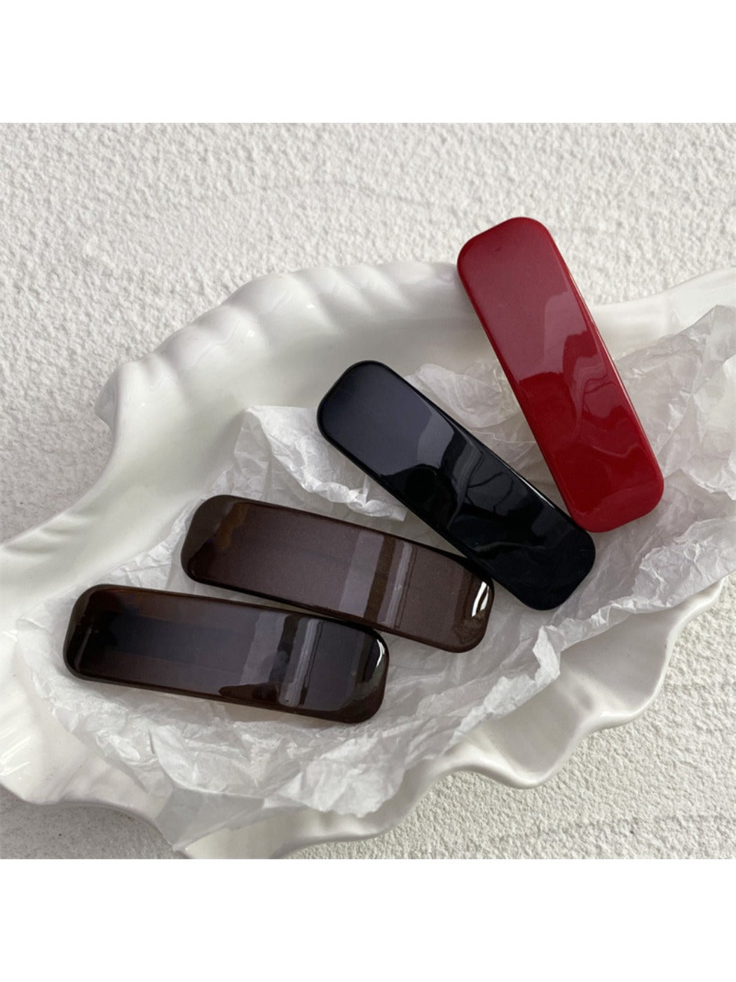 Beau - Solid Color Square Hair Clip