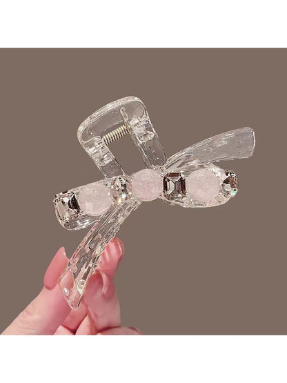 Beau - Sweet Style Acrylic Bow Detail Claw Clip