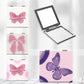Mirroray - Butterfly Print Ctue Folding Makeup Mirror