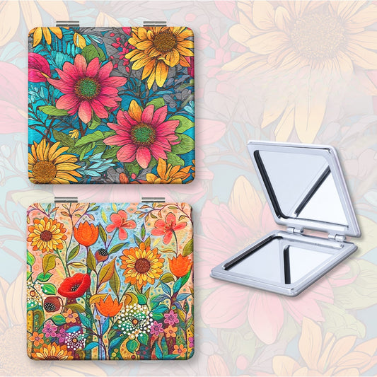 Mirroray - Decorative Folding Desktop Touch-Up Mirror
