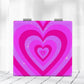 Mirroray - Heart Print Folding Compact Mirror