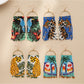 Earedge - Long Animal Shaped Tassel Earrings