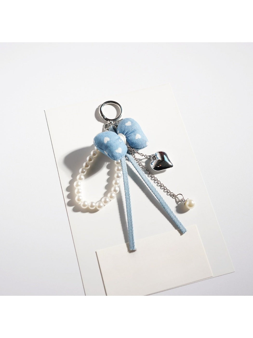 Keypus - Charming Bow Shaped Beaded Keychain