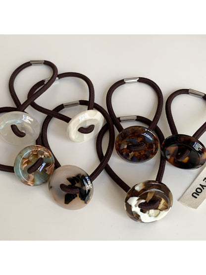 Gifty - Gradient Button-Shaped Hair Tie