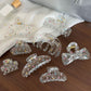 Beau - Transparent Acrylic Polka Dot Claw Clip