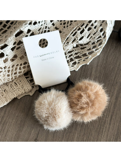 Gifty - Candy Colored Pom-pom Hair Ties