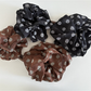 Gifty - Double Layer Chiffon Polka Dot Scrunchie