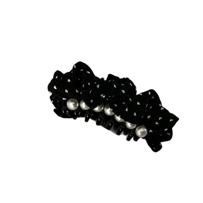 Beau - Layered Polka Dot Statement Banana Clip