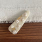 Beau - Pastel Floral Accent Triangle Side Barrette
