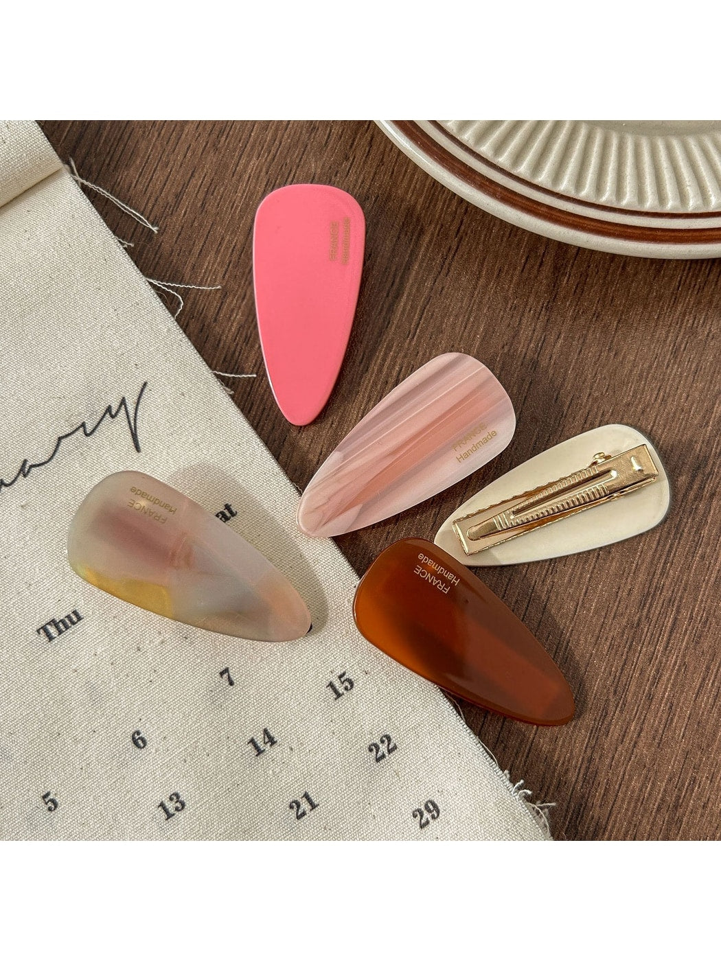 Beau - Minimalist Acetate Alloy Side Barrette