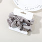 Gifty - Solid Color Ruffled Hair Ties Set