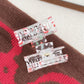 Beau - Christmas Transparent Santa Print Claw Clip