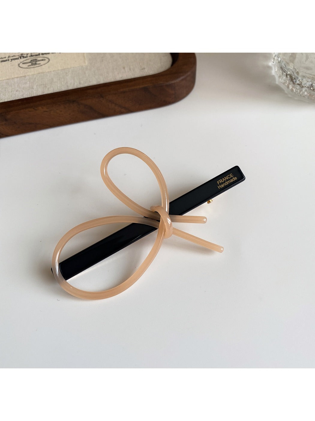 Beau - Openwork Bow Hair Clip