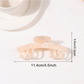 Beau - Wide Butterfly Shape PVC Hair Claw Clip