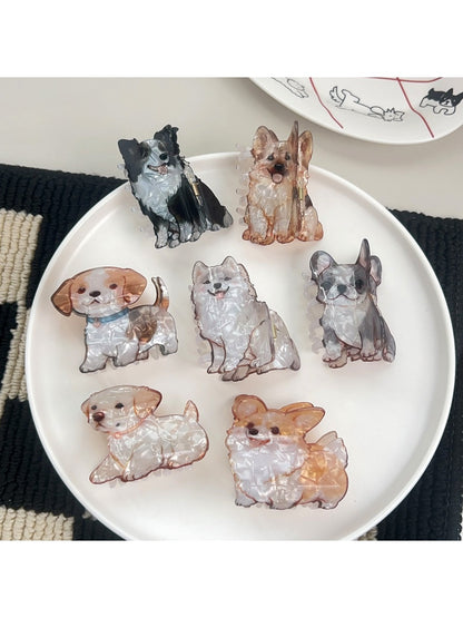 Beau - Cute Puppy Hair Clips