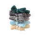Gifty - Macaron Color Bow Hair Tie Set