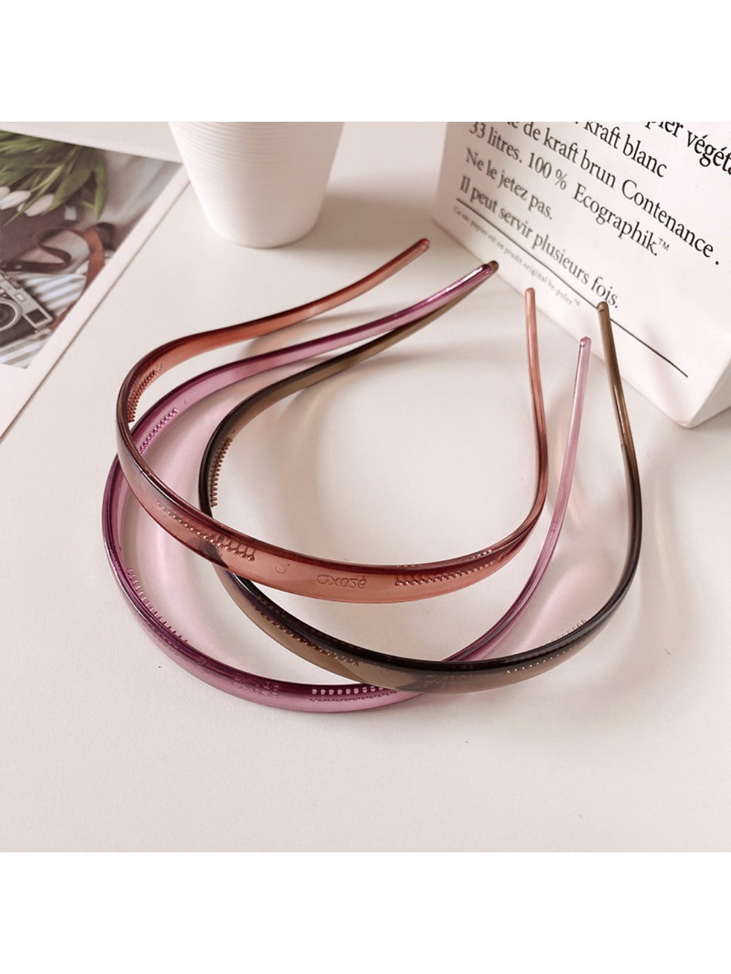Gifty - Minimalist Transparent Colorful Headband