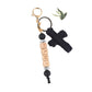 Keypus - Cross Shaped Letter Pattern Keychain